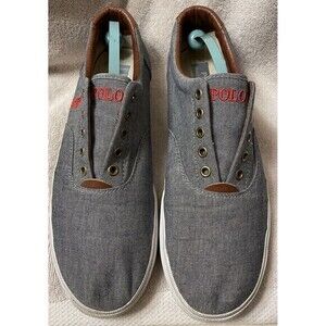 Polo Ralph Lauren Gray Slip On Shoes Men's Size‎ 12D